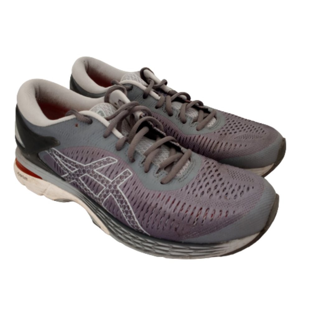 Asics Womens Gel Kayano 25 1012A032 Gray Running Shoes Lace Up Size 9.5